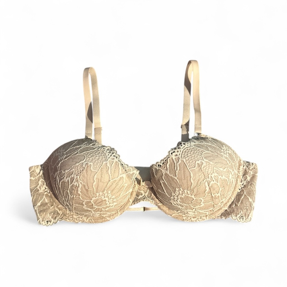 Adore Me Lace Underwire Bra - Cream
